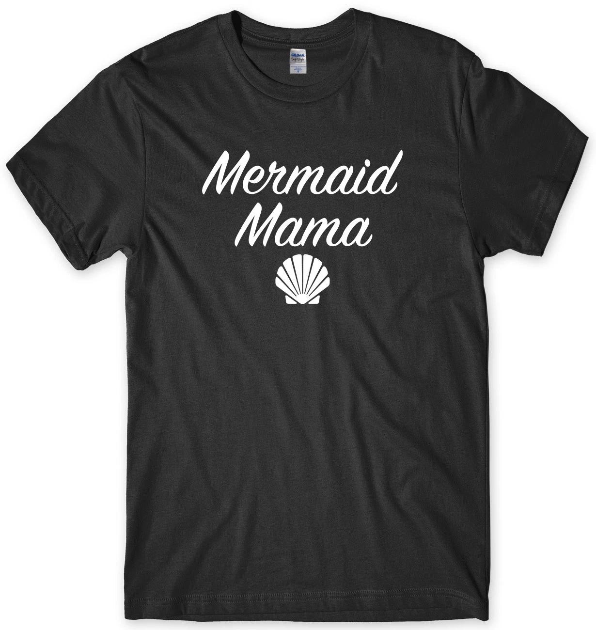 Mermaid Mama Mens Funny Unisex T-Shirt M