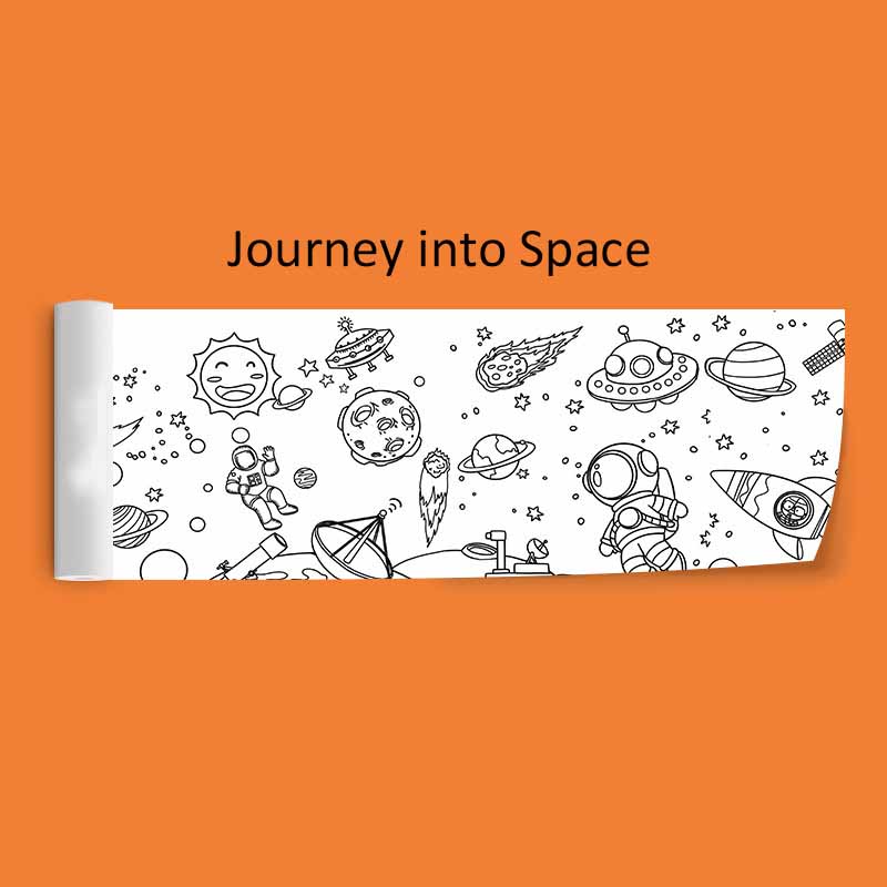 30*89cm Rolos de Grafite para Crianças Extra Longo Jardim de Infância Bebê Rolo Colorido Ferramenta de Desenho Papel Brinquedos Educacionais