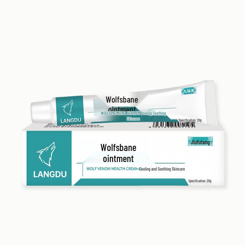 Jiufutang Wolfsbane Antibacterial Foot Itch Relief Cream