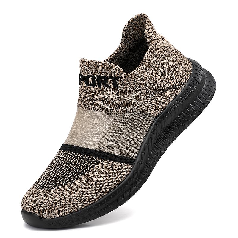 

Women Walking Casual Shoes Mesh Light Loafer Comfortable Sports Outdoor Lightweight Flats Breathable Slip-on Shoes Size 36-46 36 хаки