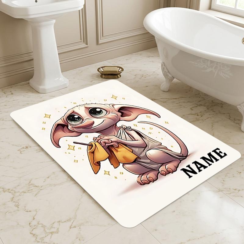 Custom Name Harry Potter Living Room Non-Slip Area Rug Soft Carpet for Bedroom Kids Playroom Sofa Office Home Decor Doormat