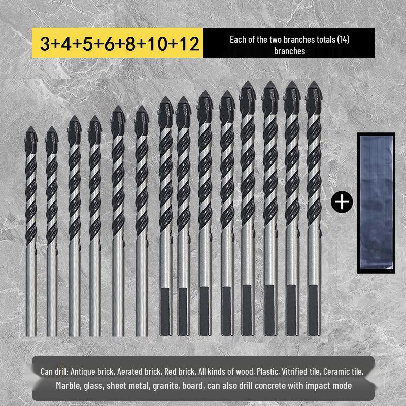 Multi-Purpose Tile Drill Bit for Concrete, Glass, Ceramic, Iron & Cement