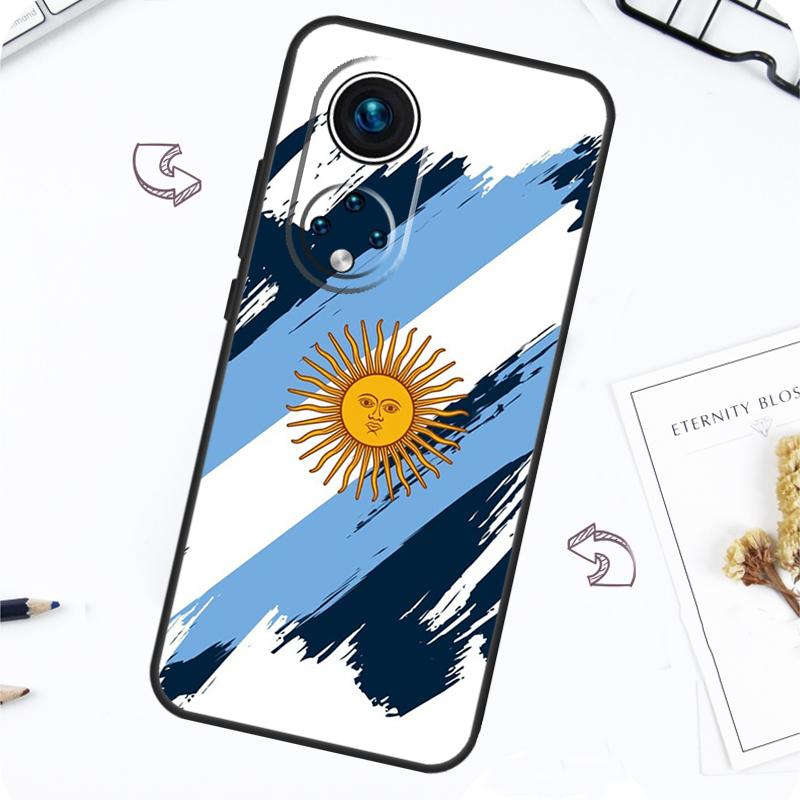 Argentine Flag Case For Honor Magic 7 Pro 5 6 Lite Honor 200 Pro 50 70 90 X8b X9a X8a X8 X9 X9c X9b Cover