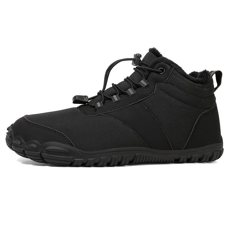 Thickened and Velvet Five-finger Snow Boots for Men and Women In Winter, Waterproof, Cold-proof, Non-slip, Warm and Comfortable Outdoor Hiking Shoes