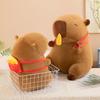 New French Fries Kapibala Doll Capybara Plush Toy Guinea Pig Doll Pillow Birthday Gift