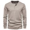 Men's Autumn New Slim Fit Long Sleeve T-Shirt  Round Neck Casual Versatile Base Layer