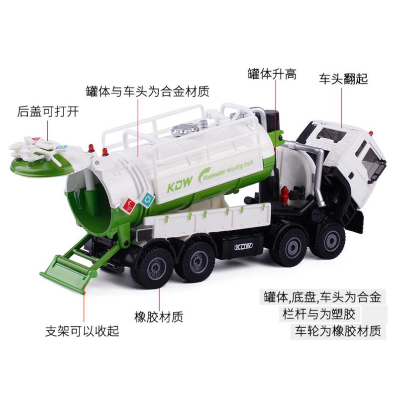 1:50 Recycling Transportwagen Baufahrzeug Legierungsauto Spielzeugauto Modell Kinderspielzeug Geschenk B318