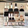Clear Acrylic Multilayer Perfume Organizer | Compact Countertop Display for Dresser, No Power Required, 27 Inches Height, 3.2 Cubic Feet Capacity