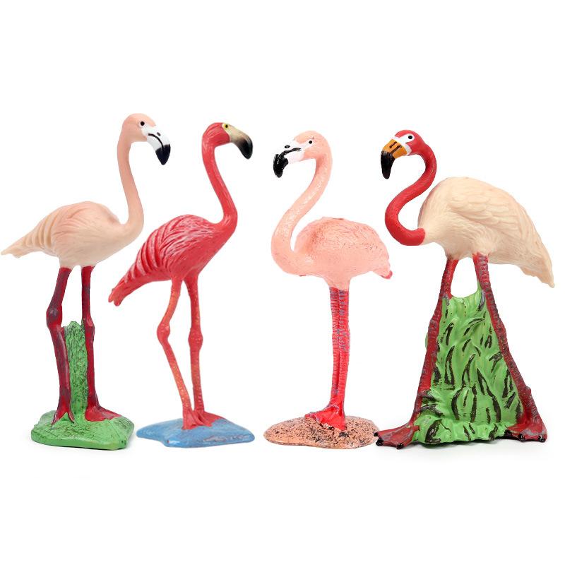 Oenux Bird Nest Animals Peacock Parrot Trogon Hornbill Owl Model PVC Action Figures Big Garden Decoration Cute Kids Toy Gift