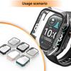 Screen Protector Case for Watch Waterproof Hard PC Bumper Protective Cover Antiscratch