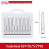 S2 PH2 Strong Magnetic Phillips Screwdriver Bit for Electric Drills and Air Screwdrivers