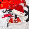 Neujahrs-Kleidungsset für 10cm Puppen: Hanfu Festliche Accessoires & Silikon Neues Baby Tagebuch Anhänger Blind Box.