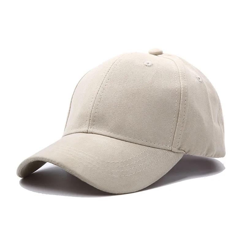 Cappellino da baseball unisex Cappellino da donna Cappellino da strada Hip Hop Cappellini da esterno Cappelli in pelle scamosciata per donna Nero Grigio Cappellino da baseball Cappello da baseball regolabile