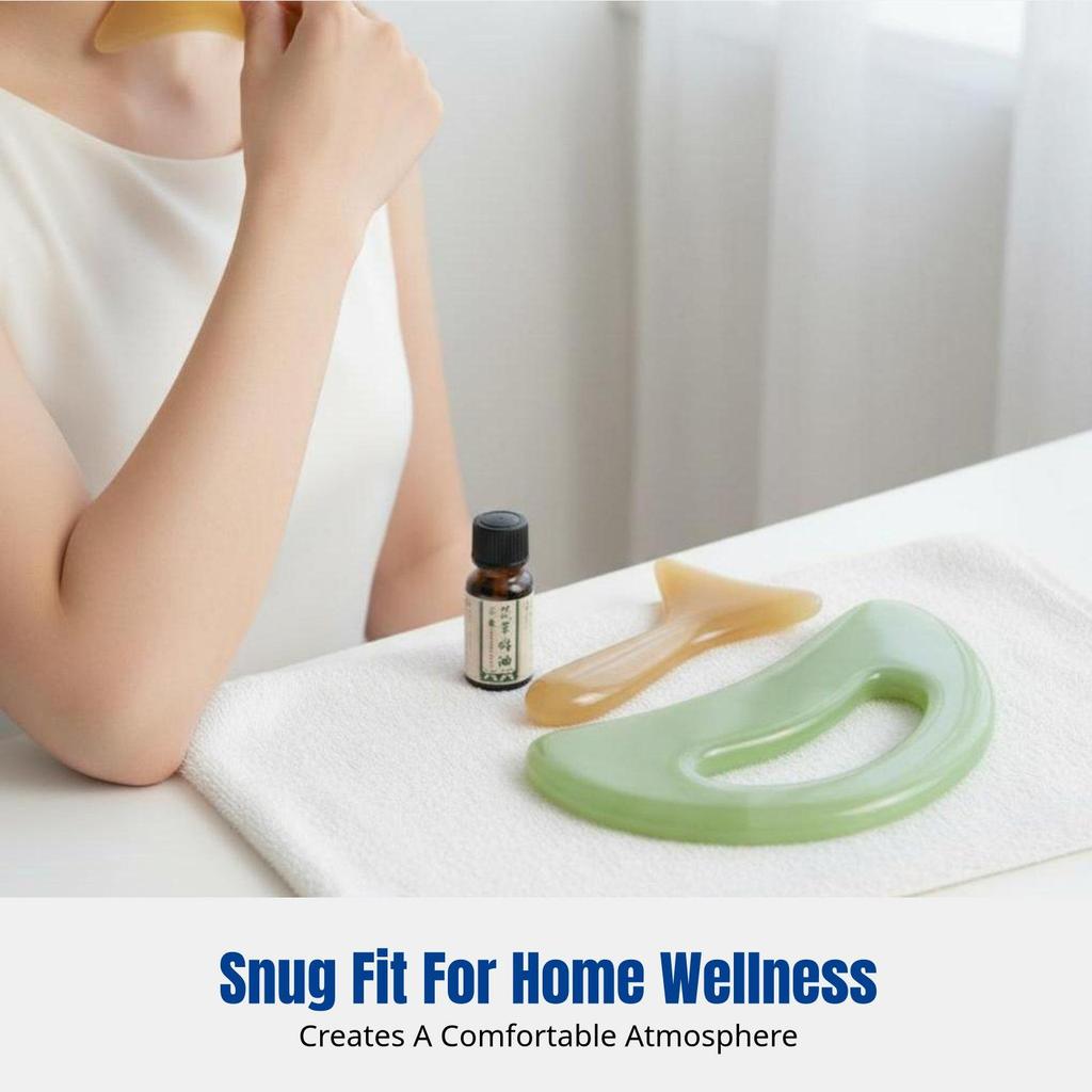Gua Sha board for neck massage
