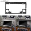 For Benz M-class W164 2005-2011 Real Carbon Fiber Radio Navigation Panel Trim Cover Car Interiors Accessories Decoration Sticker