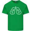 Bicycle Lungs Cyclist Funny Cycling Bike Unisexs Light Cotton Tshirt