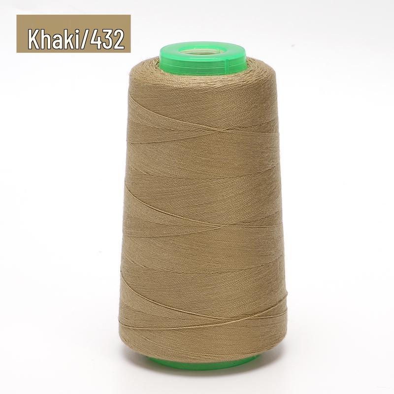 Household Sewing Thread - Large Spool, 202 Colors, Medium Thick Polyester for Sewing Machines, Black & White