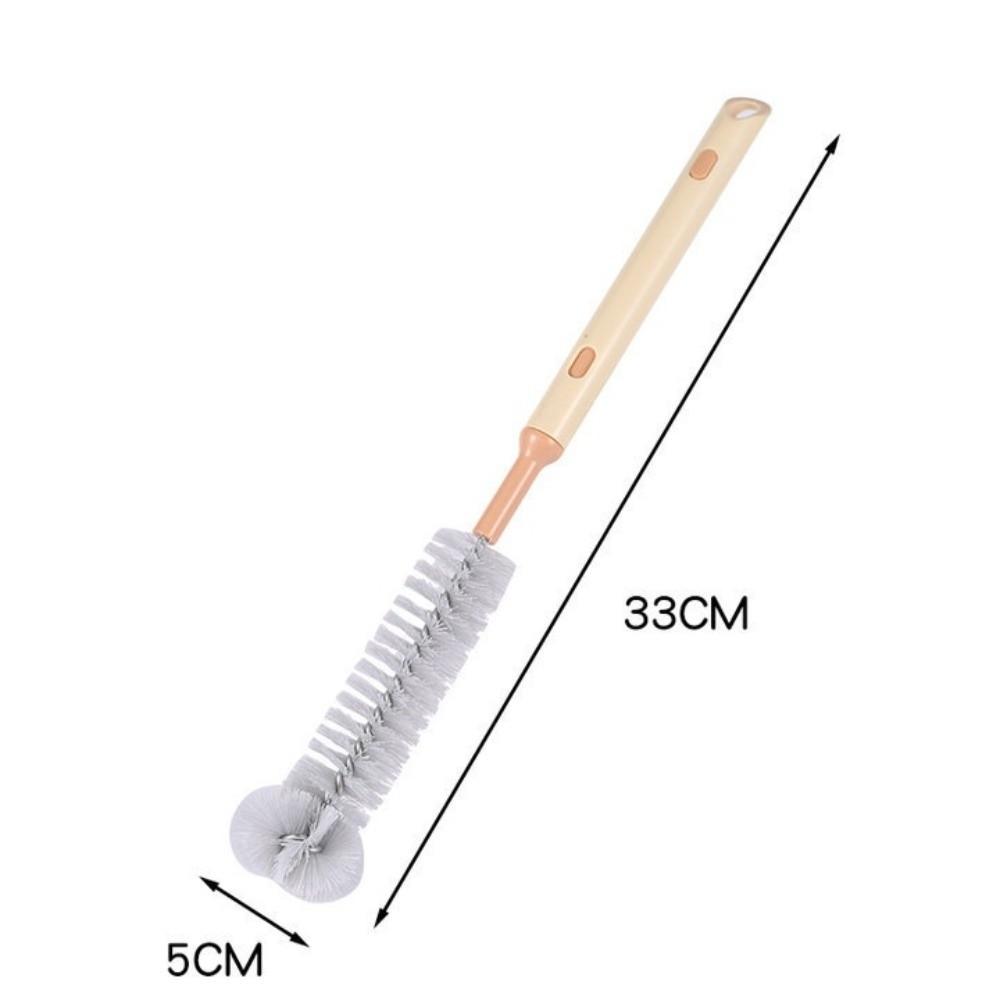 Long Handle Multifunctional Bottle Brush Plastic Cleaning Tools Durable Cup Brush Glass Cleaning