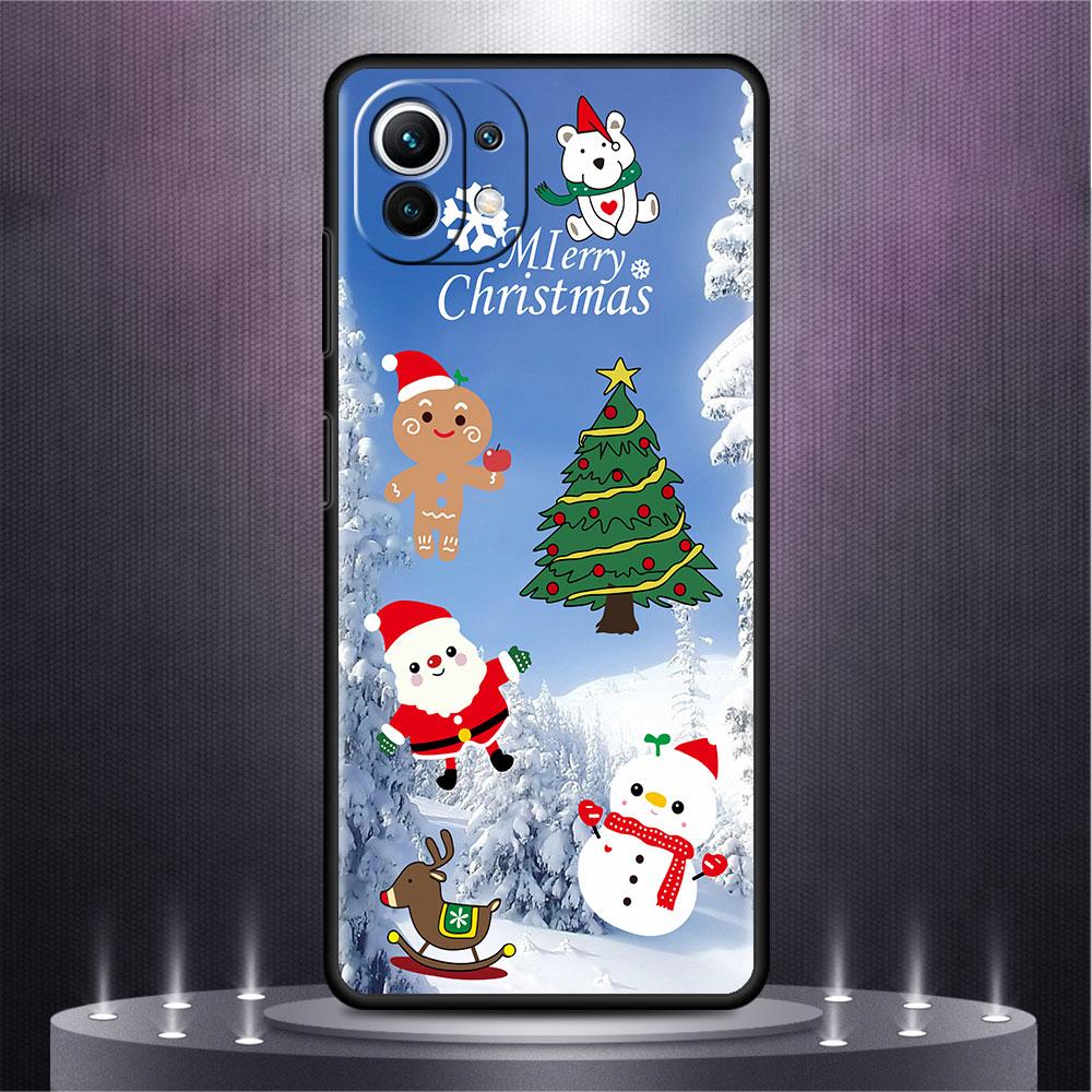 

Cartoon Santa Claus Elk Cool Case For Xiaomi Mi Poco X3 NFC M4 M3 Pro F3 GT F1 11 Lite Note 10 11T 10T 9T Back Soft Phone Cover Xiaomi Mi 9