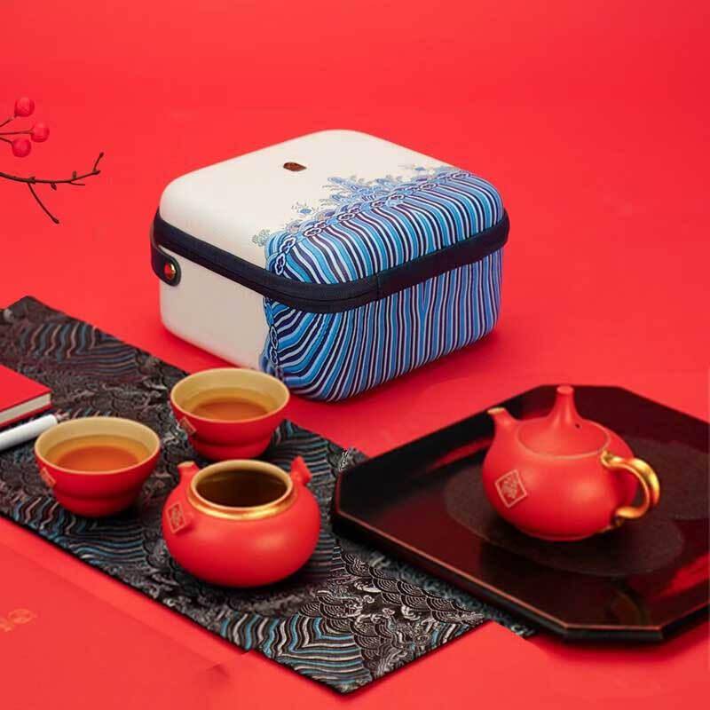 Edenus Ceramic Travel Tea Set