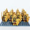 13 Pcs Demon World Noldor Elf Soldier Minifigures, Building Blocks Army Set with Spear Crossbow Axe, Educational Bricks Kid Toys