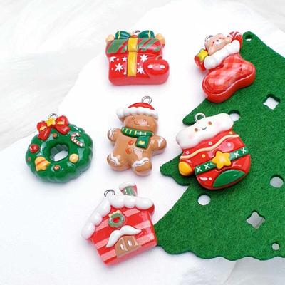 White Christmas Keychain Pendant Accessories