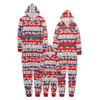 European & American Christmas Family Pajama Set - Print Top, Long Sleeve, Long Pants