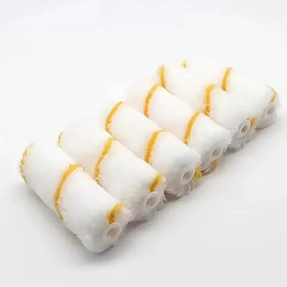 11pcs/set Mini Thumb Roller Core Paint Roller Kit Sponge Paint Roller  Replacement Parts