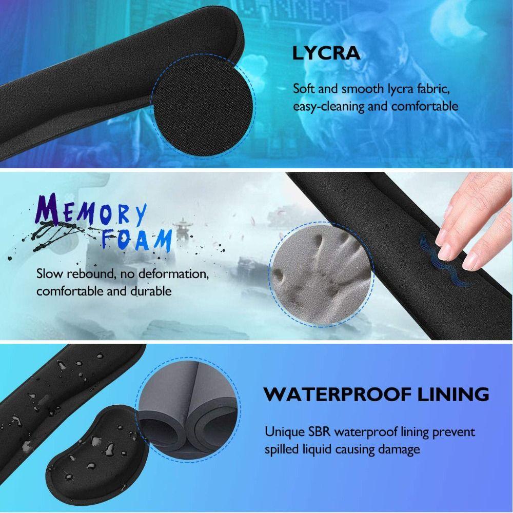 Gaming Office Mice Mat For PC Non-slip Laptop Keyboard Pad Mouse Pad Mouse Mat Wrist Rest Pad