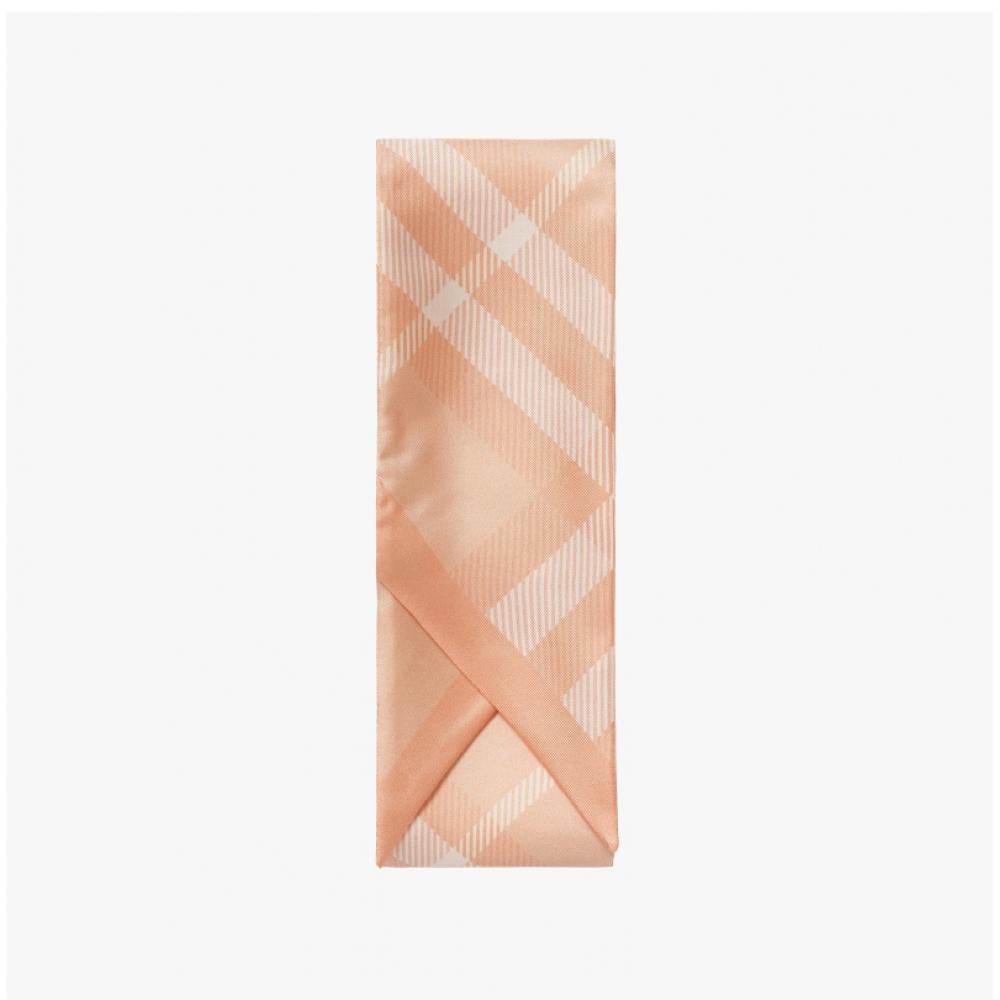 Burberry 8083299 A4470 Check Twily Silk Scarf