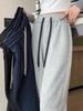 Women's Plus Velvet Wide-Leg Pants, Casual High School Sports Sweatpants, Thickened for Autumn/Winter