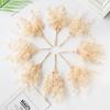 6Pcs Artificial Plant Golden Silvery Branch For Office Desk Bonsai Christmas Tree Wreaths Accessory Home Wedding Arch Decoration