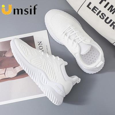 Spring and Summer New Women's Sports Shoes Mesh Breathable Running Shoes All-match Casual Sports Shoes