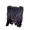 Imitation Mink Velvet Cardigan for Mature Women - Loose Pearl Button Knit Outerwear for Autumn/Winter