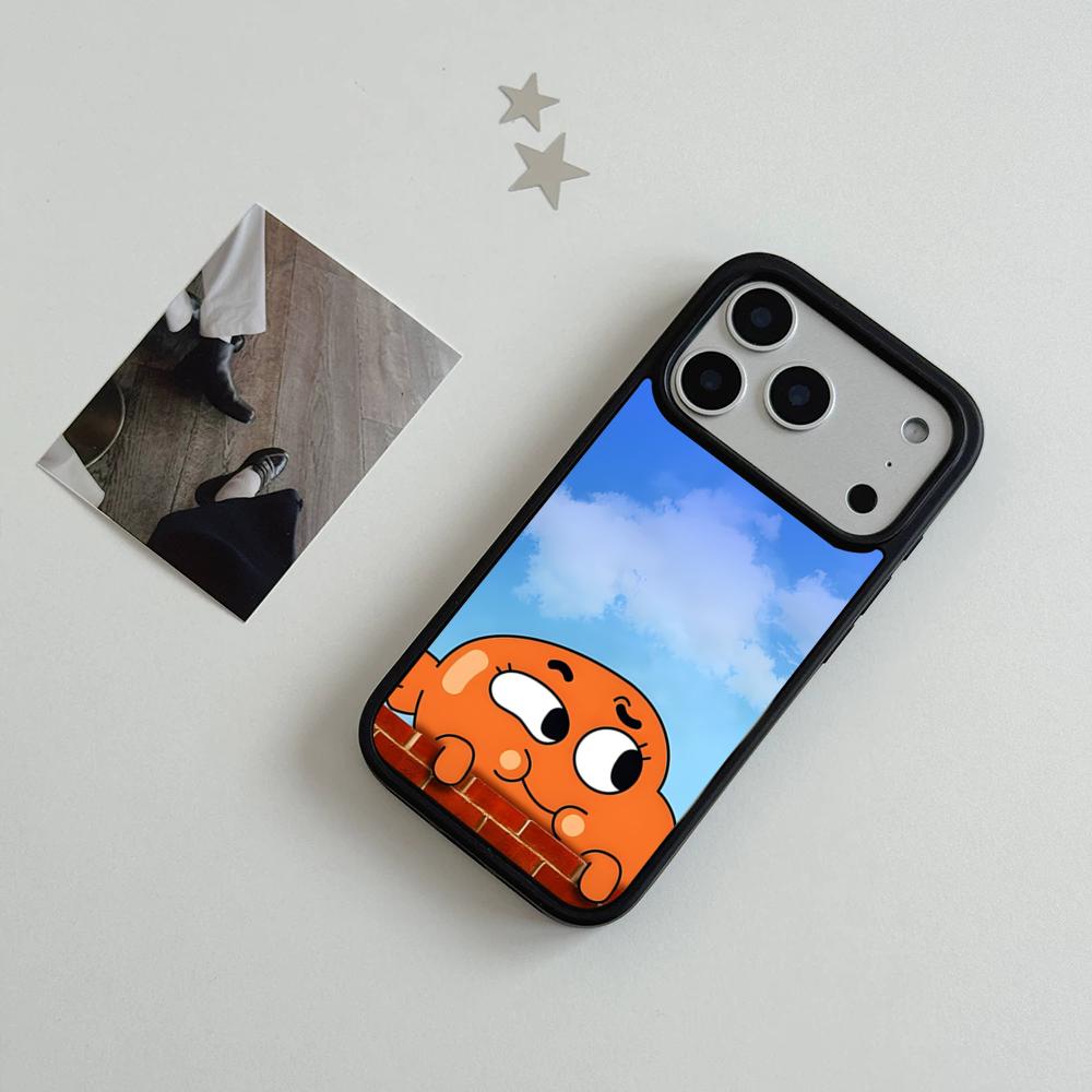 A-Amazing W-World Gumball Phone Case For IPhone 17 Air 16 15 14 Plus 13 12 11 Pro Max Dual Tone Hard PC Fashion Protective Cove