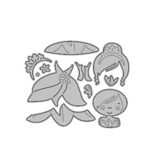 

Cutter Die High Hardness Rust-proof DIY Crafts Scrapbooking Album Princess Embossing Die for Home C