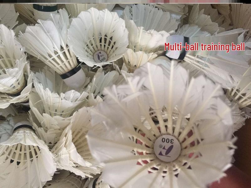 Pre-owned Durable Badminton Training Balls - Box of 6 (70% New)