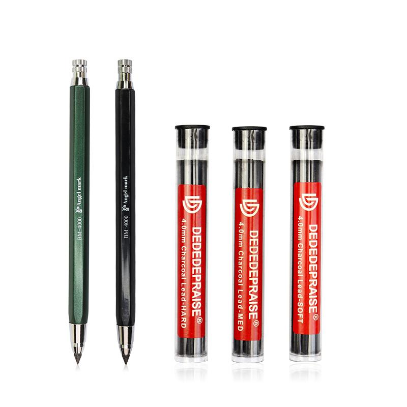 4mm Zeichenmechanikstift Automatischer Kohlebleistift Für Schüler Kinder Geschenk Schreibwaren TR-4000 Kunststift