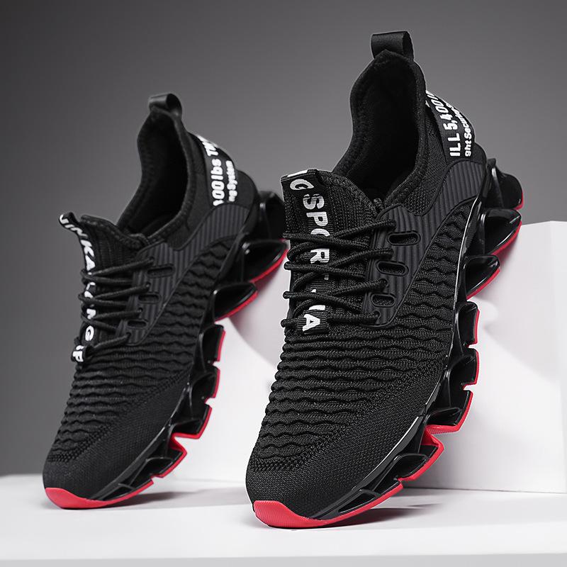 

Кроссовки мужские Spot Flyknit с подошвой Blade, дышащие и легкие, размеры 45 и 46 44 чёрный