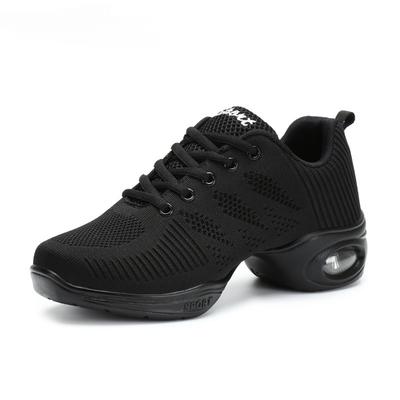 Frauen Tanzschuhe Jazz Ballsaal Tanzen Komfortable Dame PU Weiche Laufsohle Ausbildung Atmungsaktive Moderne Tango Tanz Turnschuhe