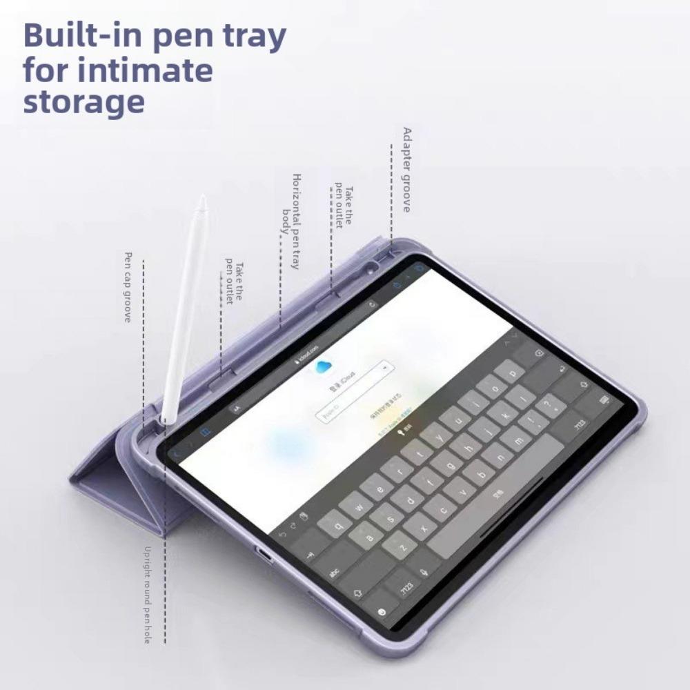 Für IPad 10 Hülle mit Stifthalter 102 Zoll Tablet 109 Air 45 Pro 11 Smart Cover Auto Sleep