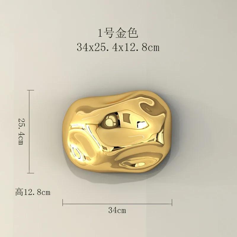 Living Room Wall Background Display Stereoscopic Stone Wall Hanging Ornaments Plating Simulation Stone Pendant Hotel Wall Decor