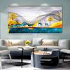 Modern Abstract Decorative Painting Deer Tree Ribbon Canvas Prints Wall Art Pictures for Living Room Light Luxury  Home Decor
