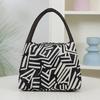 Hand-Carrying Lunch Bag Large Opening with Widened Handle Carrier Oxford Waterproof Bento Bag for Commuting Work Travel