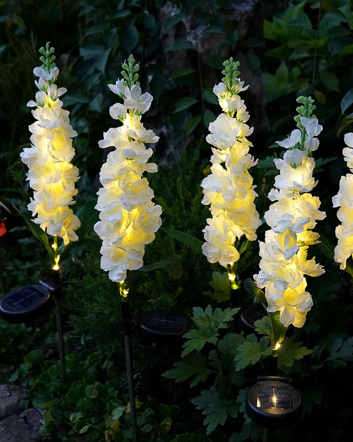 

AOVOCO Гиацинт Солнечный Набор для Сада Теплый IP65 Автоматический для Цветочных Террас Желтый x Огни, 4, Огни, Белый, Уличный, Водонепроницаемый, Стильный, Милый,