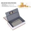 Diversion Book Safe Large Size Dictionary   Stainless Steel Book Safe Combination Lock for   Card Documents