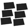 50PCS Window Glass Cleaning Cloth Thickened Mirror Cleaning Towels For Rv Yacht Black