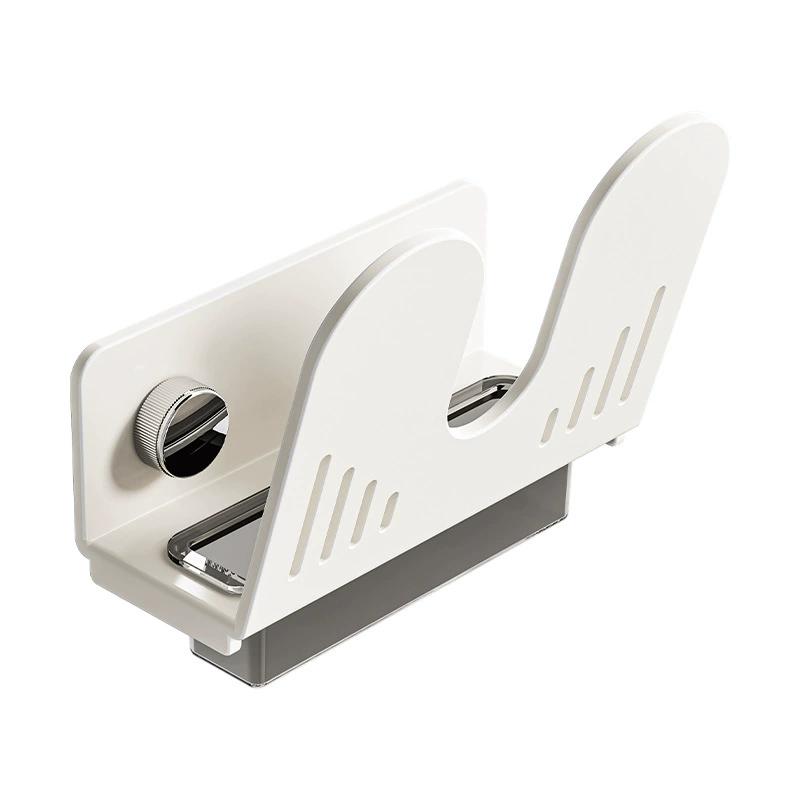 

Soporte organizador de cocina para tapas y tablas de cortar, estante de pared sin perforaciones
