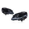 Volkswagen POLO 05-10 Headlight Assembly: Modified Projector Headlights with LED Daytime Running Lights and Turn Signals