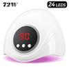 88W UV LED Nail Lamp 24 LEDs Nail Dryer for Nails Gel with 3 Timer Settings Professional UV Cabin Manicure Lamp Nail Art Tools
